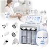 NONE Macchina di Bellezza Idro-Ossigeno 7 in 1 per Trattamenti Viso, Dispositivo per Pulizia Profonda a Microbolle, Idratazione della Pelle, Terapia Acqua-Ossigeno, Rimozione Punti Neri, Attrezzatura per