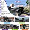 varstrom Display Bafang UART VD04 per E-bike, Schermo a Colori IPS da 3,5 Pollici, Navigatore Bluetooth per Veicoli Elettrici, Computer per Biciclette Elettriche, Impermeabile IP67, 9 Livelli di Carica con