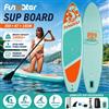 funwater Tavola da SUP gonfiabile FunWater, design con superficie antiscivolo, tavola da surf resistente, ideale per sport acquatici all'aperto, attività di pagaiata e surf in mare.
