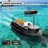 LOKEEVAN Barca da Pesca con GPS V030, 12V, Telecomando, 9 Zone di Pesca, 180 Punti di Posizionamento, Controllo Remoto 800m, Carico 3kg, Crociera Automatica