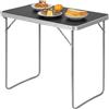 NONE Tavolo da Campeggio Pieghevole 80x50x70cm, Tavolo da Picnic per Balcone e Giardino con Maniglia, Tavolo Pieghevole per Escursioni e Viaggi all'Aperto