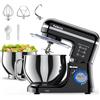 Patbrela Impastatrice Planetaria Patbrela, Mixer da Cucina da 5L, Mixer per Pasticceria e Impasti con Ciotola in Acciaio Inox, 10 Velocità, Gancio per Impastare, Frusta e Sbattitore per Impasti di Pane, Torte