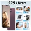K-Touch Smartphone K-Touch S28 Ultra Android 5G, cellulare con schermo da 7.3 pollici, fotocamera 16+48MP, 22GB+2TB, batteria da 7800mAh, sbloccato di fabbrica, per uomo e donna.