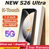 K-Touch Telefoni Cellulari K-Touch per Smartphone S26 Ultra, Smartphone Android 5G, Schermo da 7,3 Pollici, 16+48MP, 22GB+2TB, 7800mAh, Dual SIM 5G, Sblocco Facciale