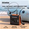 DOTWISE Pompa Elettrica Gonfiatore/Sgonfiatore SUP Dotwise 22PSI, Pompa d'Aria Portatile per Paddle Board, Kayak, Tende Gonfiabili, Materassini Gonfiabili, Barche, Piscine