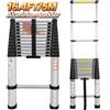 DayPlus Scala Telescopica in Alluminio 16.4FT/5M, Scala Pieghevole Multiuso in Alluminio