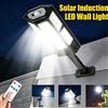 BALDR Potente Lampada Solare a LED per Esterni, Luce da Parete per Cortile Ricaricabile con Sensore di Movimento, Lanterna per Giardino, Terrazza, Garage e Strada
