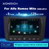 XONRICH CarPlay Wireless Android 14 per Alfa Romeo Mito 2008-2012, Navigazione GPS 2Din, DSP, IPS, 8Core, 8+128GB, Stereo, 4G Wifi, Stock UE