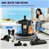 NONE DAYPLUS Pulitore Portatile per Macchie con Doppio Serbatoio d'Acqua, Macchina Pulitrice per Tappezzeria con 2 Testine a Spazzola, Rimozione Profonda delle Macchie per Tappeti, Divani, Tende, Tessuti
