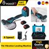 NONE Vibratore per piastrelle senza fili Podofo, macchina livellatrice a 8 velocità, 20000 giri/min, ventosa da 110 libbre per installazione di piastrelle a pavimento e a parete, compatibile con batteria
