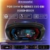 WOWUSEFUL Cruscotto Digitale LCD per Auto BMW Serie 5 E60 E61 E63 E64 525D Anni 2003-2009, Pannello Strumenti Virtuale CCC CIC, Tachimetro