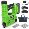 Taskstar Chiodatrice Elettrica 2 in 1 Senza Fili, Graffatrice Calibro 18, Chiodatrice per Cornici, Attrezzo per Mobili Compatibile con Batteria Makita 18V