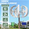 NONE Generatore Eolico Verticale da Magazzino 3000W 12V 24V 48V per Polonia, Lanterna a Basso Rumore, Sistema Off-Grid Combinabile con Sistema Fotovoltaico per Accumulo Energetico Domestico, Consegna