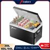 Hcalory Frigorifero compressore per auto Hcalory Serie D DC12V/24V AC230V, frigo-congelatore a doppia zona per auto e casa, raffreddatore portatile per camion, SUV e campeggio