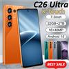 K-Touch C26 Ultra Smartphone Android 7.3 HD, 22GB 2TB, 7800mAh, Sblocco Facciale, 5G Dual SIM, Fotocamera 16+48MP, Versione Globale