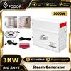 NONE Generatore di Vapore Podofo 3KW per Sauna/Doccia/Bagno/Spa Domestica, Macchina per Doccia a Vapore con Sistema di Auto-Drenaggio, Controller LED Impermeabile e Timer 12 Ore (77-131) ° F/)