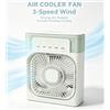 Ventilatore da Tavolo Portatile con Grande Sconto a Tempo Limitato, Ventilatore da Tavolo a Turbina a 3 Velocità, Mini Ventilatore Silenzioso a Risparmio Energetico per Camera da Letto, Ufficio,