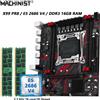 MACHINIST Combo scheda madre MACHINIST X99 PR8. CPU Xeon E5 2686 V4 LGA 2011-3 opzionale, memoria RAM DDR3 da 16 GB con USB 3.0 NVME M.2.