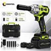 CONENTOOL Avvitatore a Impulsi Senza Spazzole 21V, 1200N.m, Attacco da 1/2 Pollice, Batteria Ricaricabile 4000mAh, Utensile Elettrico per Riparazione Auto e Fai-da-Te, Compatibile con Batteria Makita