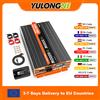 YULONGNE Peak Inverter a Onda Sinusoidale Pura 6000W 24V DC a 230V AC 3000W Convertitore di Tensione con Presa EU, USB, Telecomando LCD, Inverter per Auto, Camper, Sistema Solare Domestico, Spedizione