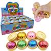 Bandai Mini Squishy a Forma di Raviolo con Glitter (1-24 Pezzi) con Scatola, Giocattolo Sensoriale Antistress