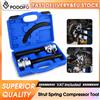 Podofo Set 3 Pezzi Compressore Molle a Spirale Resistente, Morsetto Universale per Ammortizzatori con Apertura Max 2.7-10.6 Pollici, Carico Massimo 1200kg, Sicuro, Kit Attrezzi Manuali per Smontaggio
