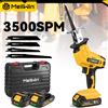 MELLWIN Sega Elettrica a Batteria MELLWIN 3500SPM, Sega Multifunzione per Potatura Giardino, Taglio Metallo, Legno e Tubi, Compatibile con Batteria Makita 18V