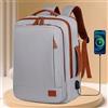 NONE Zaino da viaggio per cabina di aeromobile, 44 × 32 × 18 cm, adatto per laptop da 15,6 pollici, borsa da viaggio unisex. Zaino multifunzionale impermeabile con design a separazione asciutto-bagnato.