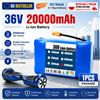 Ddadache Batterie Ricaricabili Originali 36V 20000mAH 10s2p agli Ioni di Litio per Scooter Elettrici Autobilancianti, Hoverboard e Monocicli