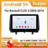 HIZPO Autoradio Android 2Din Hizpo 9" per Renault Clio 3 2005-2014, Snapdragon 6115, RDS DSP 4G, CarPlay, Navigazione GPS, Visione a 360° ° CAM