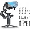 FeiyuTech SCORP Mini 3 Kit Stabilizzatore Gimbal con Tracciamento AI Intelligente 4.0 Integrato per Fotocamere Mirrorless, Action Cam e Smartphone