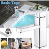 NONE Rubinetto da Bagno in Ottone Monocomando, Miscelatore Lavabo Caldo/Freddo, Montaggio su Piano a Foro Singolo, Placcatura a 3 Strati, Tubo in Acciaio Inox da 60 cm, Aeratore a Nido d'Ape, Antiruggine,