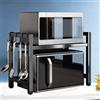 NONE Scaffale Espandibile per Microonde, Unità Organizzatrice da Appoggio per Piano Cucina, Supporto Salvaspazio per Friggitrice ad Aria, Scaffale da Forno Salvaspazio