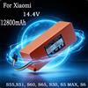 Batteria Li-ion 14.4V 12800mAh di Ricambio Compatibile con Aspirapolvere Roborock Serie S5 S6 S50 S51 S55 S5 MAX S60 S65