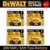 DEWALT Batteria Originale Dewalt 20V, 5AH 6AH, Batteria per Utensili Elettrici Serie DeWalt DCF DCD DCG DCS DWE, Spedizione Gratuita