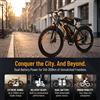 EMOKO EC27 E-Bike con motore da 250W, batteria al litio rimovibile da 48V45AH, porta di ricarica USB, autonomia super lunga di 140-300 km (adatta per attività di consegna cibo), bicicletta elettrica