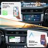 AUTOTOP Interfaccia Wireless CarPlay Android Auto per Land Rover Evoque Discovery Sport Jaguar F-Pace XF XE E-Pace 2011-2018, Decoder Bosch Harman Plug & Play, Supporta AirPlay, MirrorLink e Controllo al