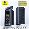 Baseus Docking Station 15-in-1 160W USB C HUB HDMI 4K 120Hz USB3.2 RJ45 SD TF Ricarica Rapida Type C PD 100W Qi2.2 25W Hub con Caricatore Wireless