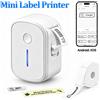 Marklife Mini Stampante Portatile per Etichette Bluetooth Senza Inchiostro, Stampante Termica per Etichette Autoadesive, Macchina per Etichette Adesive Mini