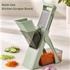NONE Pelapatate da cucina, tagliaverdure in acciaio inossidabile con funzioni di affettatura, julienne e taglio a cubetti, adatto per patate, carote, cipolle e frutta