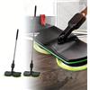 NONE Mop Elettrico Rotante, Mop Senza Fili per Pulizia Pavimenti con Doppie Teste Rotanti, Mop Elettrico per Pulizia Domestica, Lucidatrice per Pavimenti con Panno di Ricambio