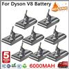 NONE Batteria di ricambio Bonacell da 6000 mAh per aspirapolvere Dyson V8, V8 Absolute, V8 Animal, SV10, SV25 e utensili elettrici senza filo