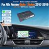 AUTOTOP Box Wireless CarPlay Android Auto per Alfa Romeo Giulia Stelvio 2017-2019, Interfaccia Retrofit Apple CarPlay, Modulo Decoder, Mirror Link, AirPlay, BT, USB, Accessori per Telecamera Originale