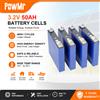 POWMR 3.2V 50Ah LiFePO4 4 celle batteria Grado A, pacco batterie al litio ferro fosfato a ciclo profondo per accumulo di energia solare, camper, off-grid, nautica, UPS, ricaricabile