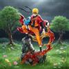 Bandai NOVITÀ 2026: Statuette Anime Naruto, Modelli d'Azione di Uzumaki Pain, Naruto, Uchiha Sasuke, Statua in PVC, Ornamento da Scrivania, Giocattolo da Collezione