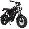 bodywel Bicicletta Elettrica da Montagna, Nuovo Modello Bodywel M16PRO con Pneumatici Larghi 16x4.0", Batteria 48V 15Ah, Autonomia 80km, Sospensione Completa, E-bike Fuoristrada con Doppi Freni a Disco