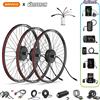 Bafang 48V 500W motore nel mozzo ruota anteriore posteriore G020 freno a disco 8fun H400B kit eBike 26" 27.5 28 29 pollici 700C motore ruota bici elettrica kit di conversione completo con display DZ40