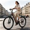 Ttgo Bicicletta elettrica TTGO C7SE con motore Bafang250W a trazione centrale, batteria 36V18AH, freni idraulici, sensore di coppia, pneumatici da 28 pollici, forcella ammortizzata, e-bike per adulti.