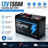 Makita Batteria al litio ricaricabile LiFePO4 12V 150Ah, BMS integrato, perfetta per giocattoli elettrici, pannelli solari, ecoscandagli, veicoli elettrici per bambini