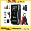 BSMOOM Avviatore d'emergenza per auto 7000A con Power Bank, compressore d'aria 150 PSI e batteria esterna 12V - Dispositivo portatile per l'avviamento di motori benzina e diesel